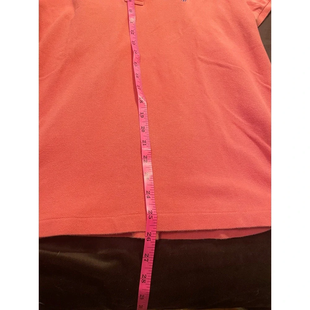Ralph Lauren Polo Shirt Men L Coral Classic Fit Short Sleeve Pony Logo Preppy